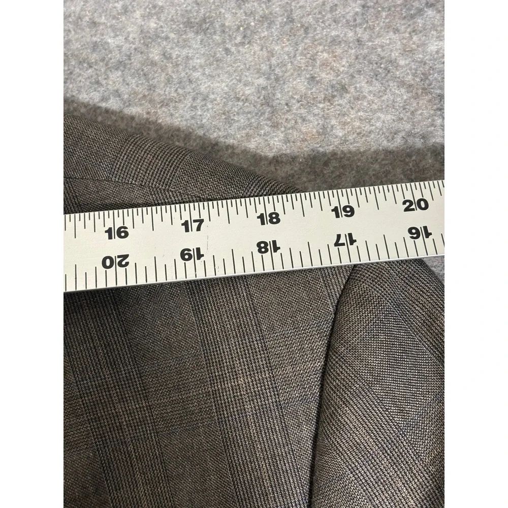 Brooks Brothers‎ Mens Plaid Wool Sport Coat Blazer Jacket Size 48